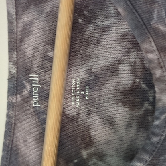 Pure JJill Relaxed Fit tie dye Athleasure Cozy Chic Tunic Top Sz Small petite - Picture 7 of 8